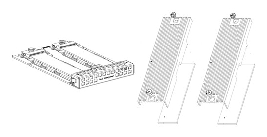 DELL 490-BLDC carte et adaptateur d'interfaces Interne M.2