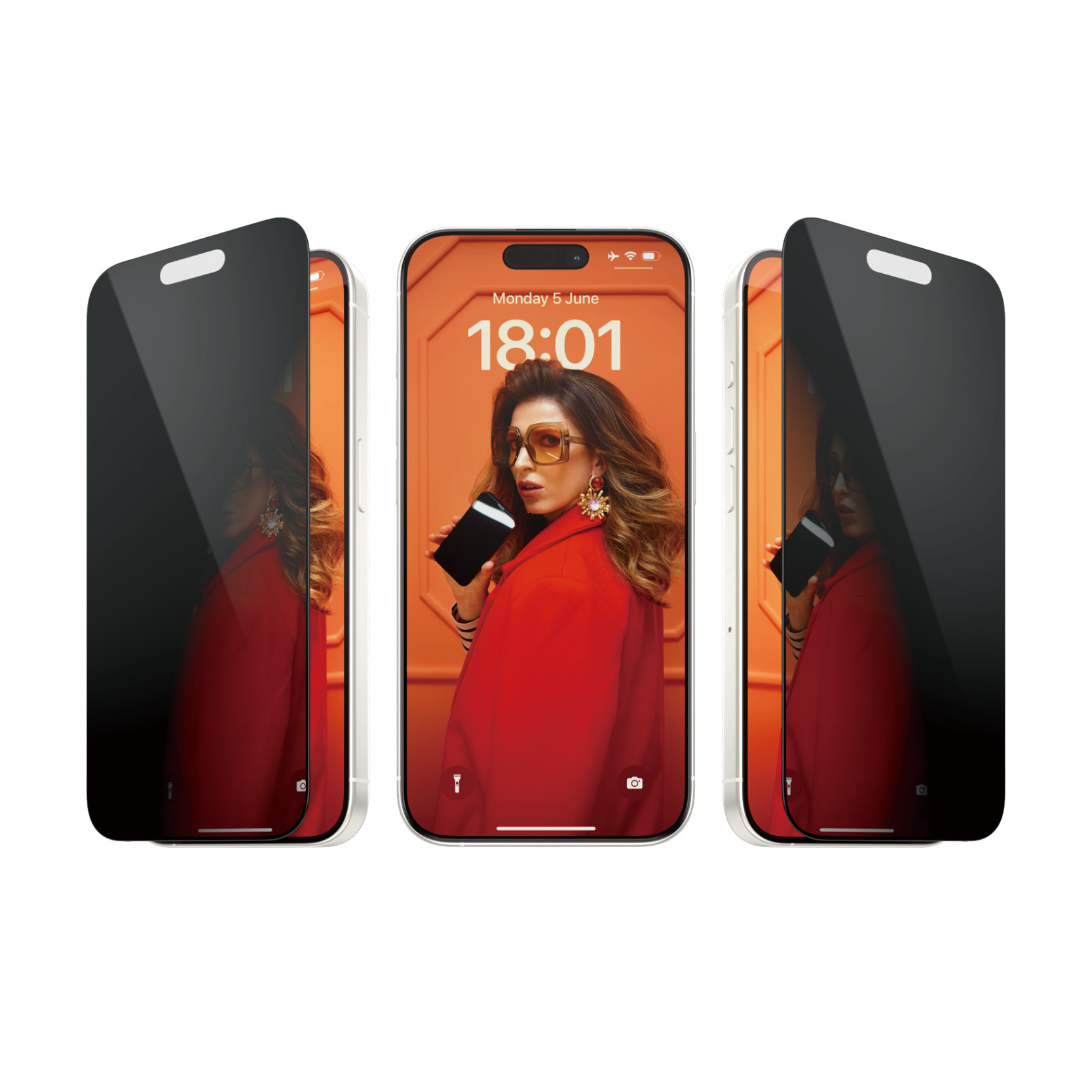 PanzerGlass ® Privacy Screen Protector iPhone 15 Pro 