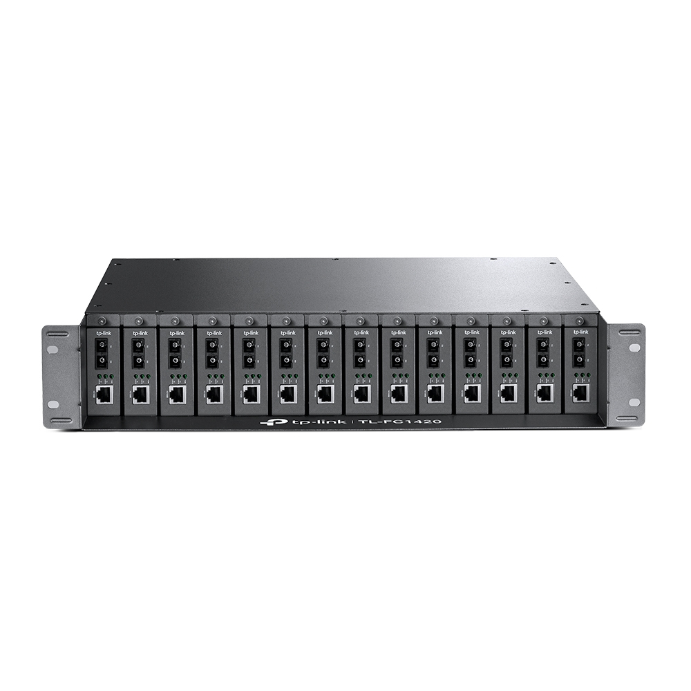 TP-Link TL-FC1420 châssis de réseaux 2U Noir TP-Link TL-FC1420 châssis de réseaux 2U Noir