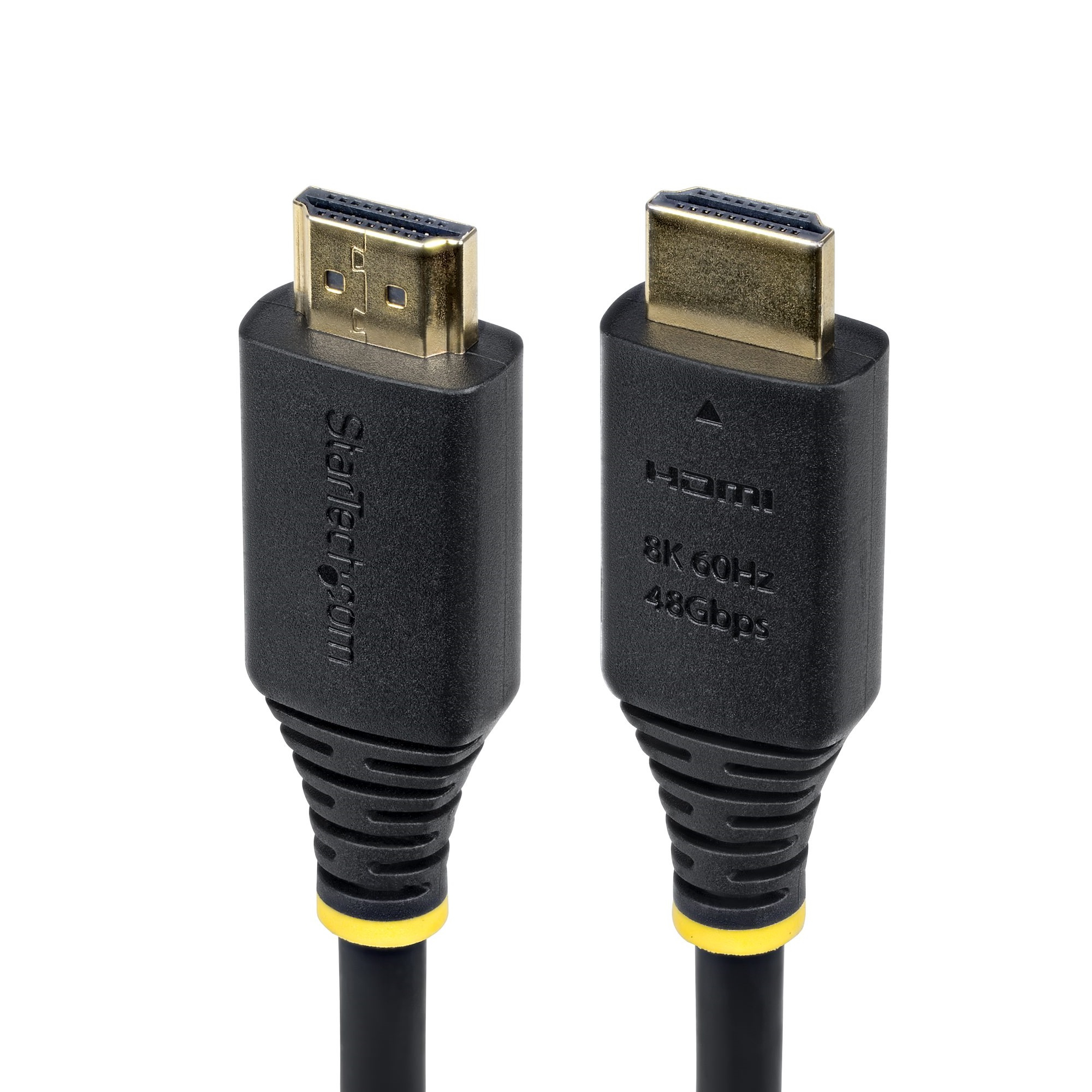 StarTech.com Câble HDMI Ultra Haut Débit Certifié de 2m, 8K 60Hz / 4K 120Hz, Câble HDMI 2.1 avec HDR10+ / eARC, 48 Gbps, Câble HDMI 8K pour Moniteur/Téléviseur/Écran, Gaine TPE Flexible