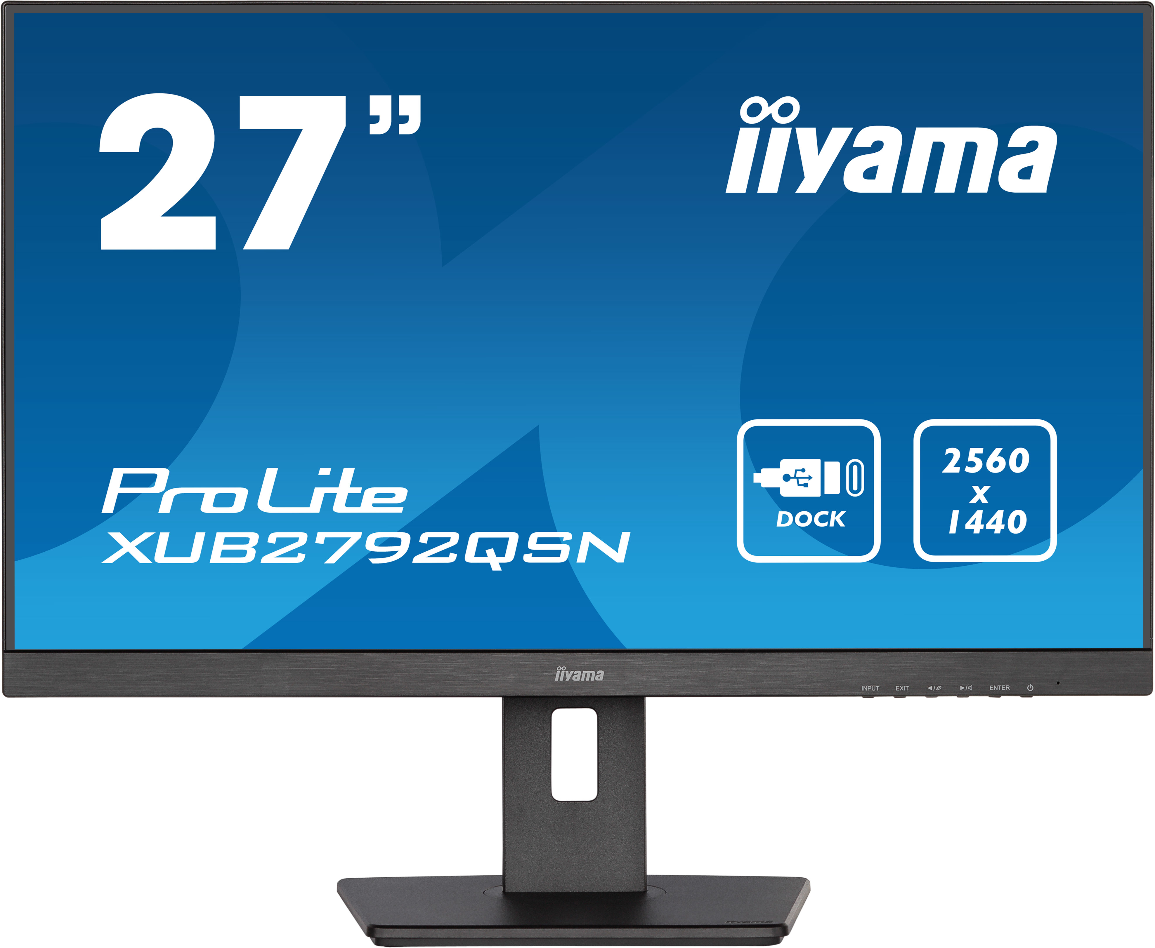 iiyama ProLite 68,6 cm (27") 2560 x 1440 pixels Wide Quad HD LED Noir iiyama ProLite 68,6 cm (27") 2560 x 1440 pixels Wide Quad HD LED Noir