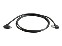 C2G USB 2.0 A Right Angle to Micro-USB B Right Angle Cable