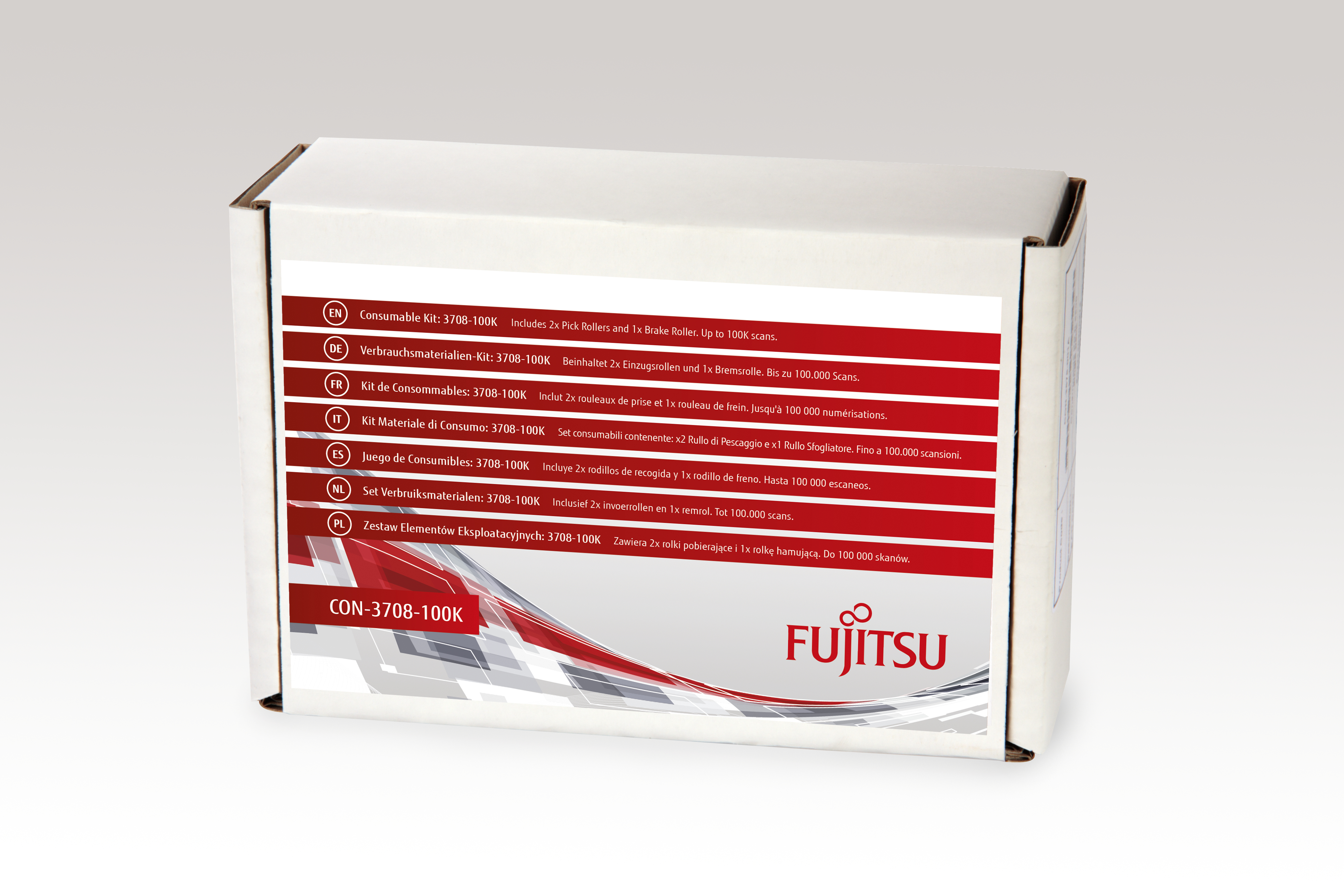 Fujitsu Consumable Kit: 3708-100K Fujitsu Consumable Kit: 3708-100K