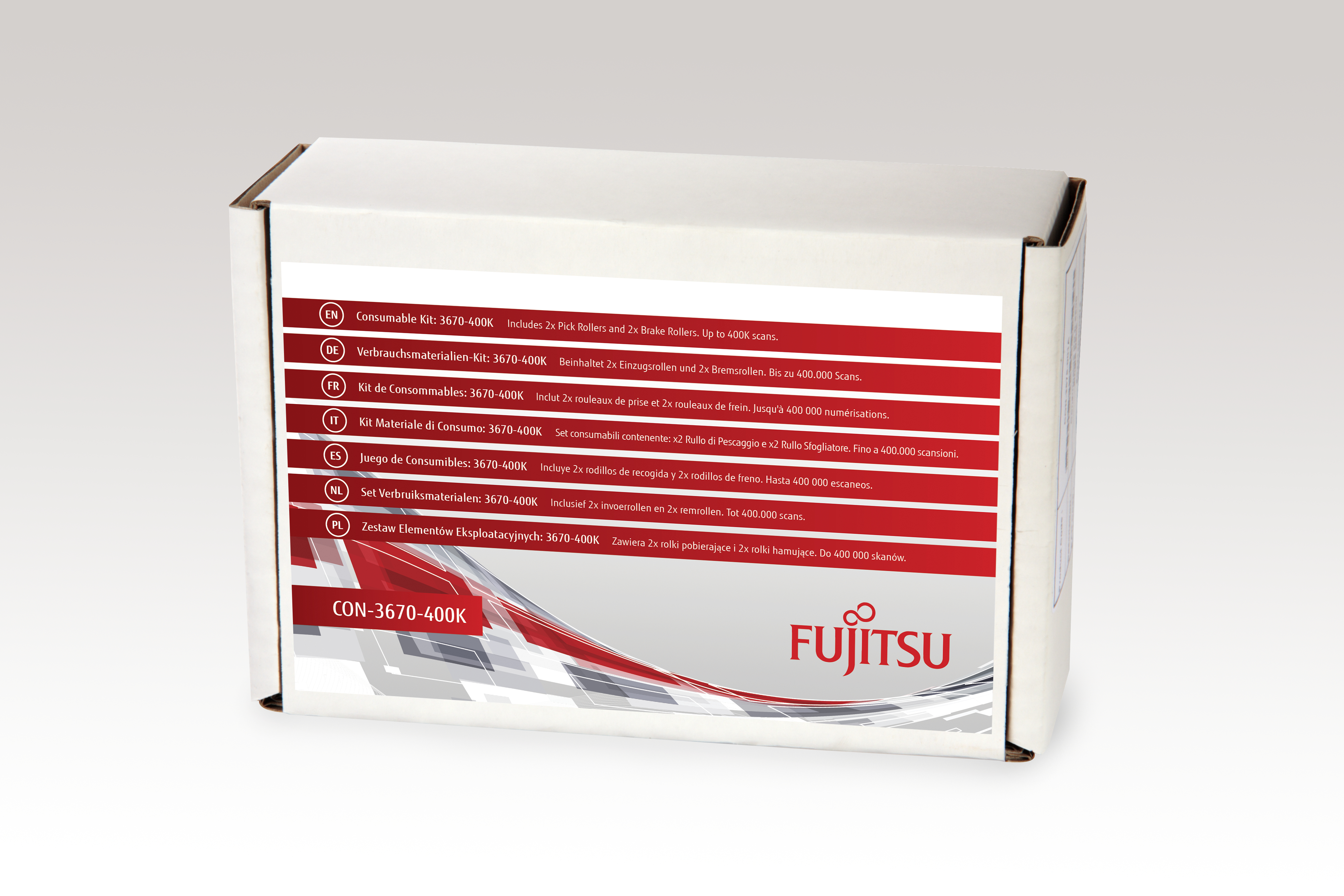 Fujitsu Consumable Kit: 3670-400K Fujitsu Consumable Kit: 3670-400K