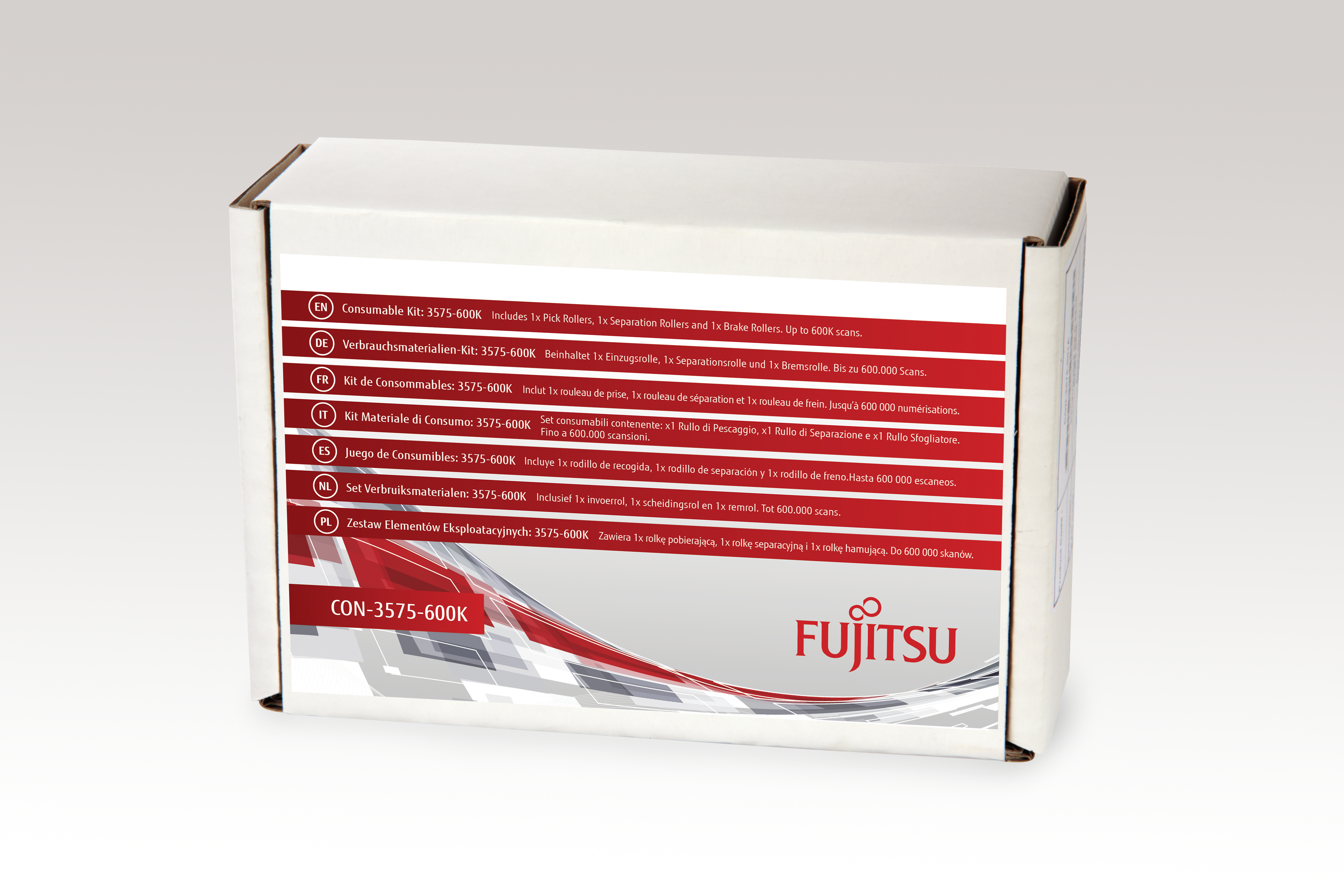 Fujitsu Consumable Kit: 3575-600K Fujitsu Consumable Kit: 3575-600K