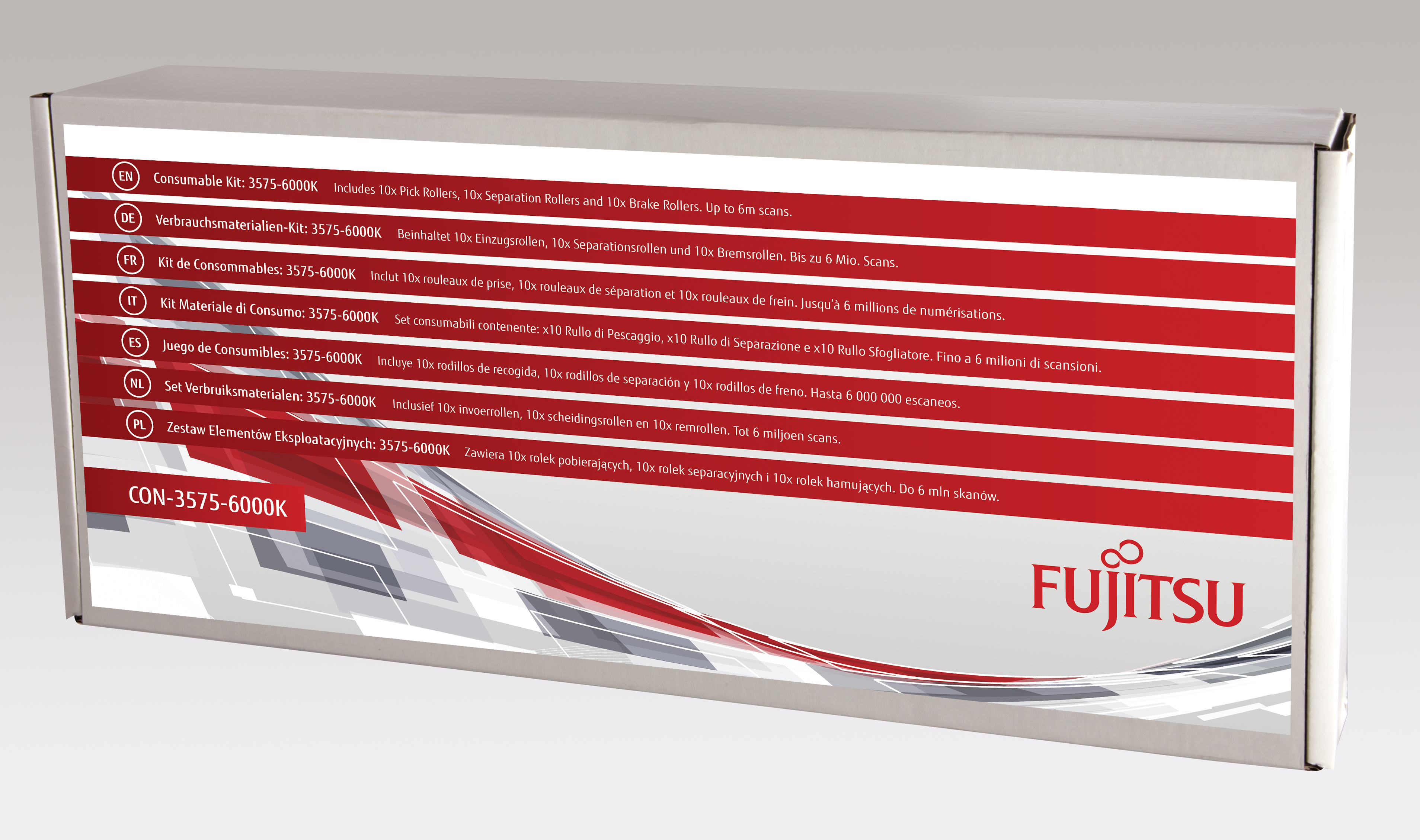 Fujitsu Consumable Kit: 3575-6000K Fujitsu Consumable Kit: 3575-6000K