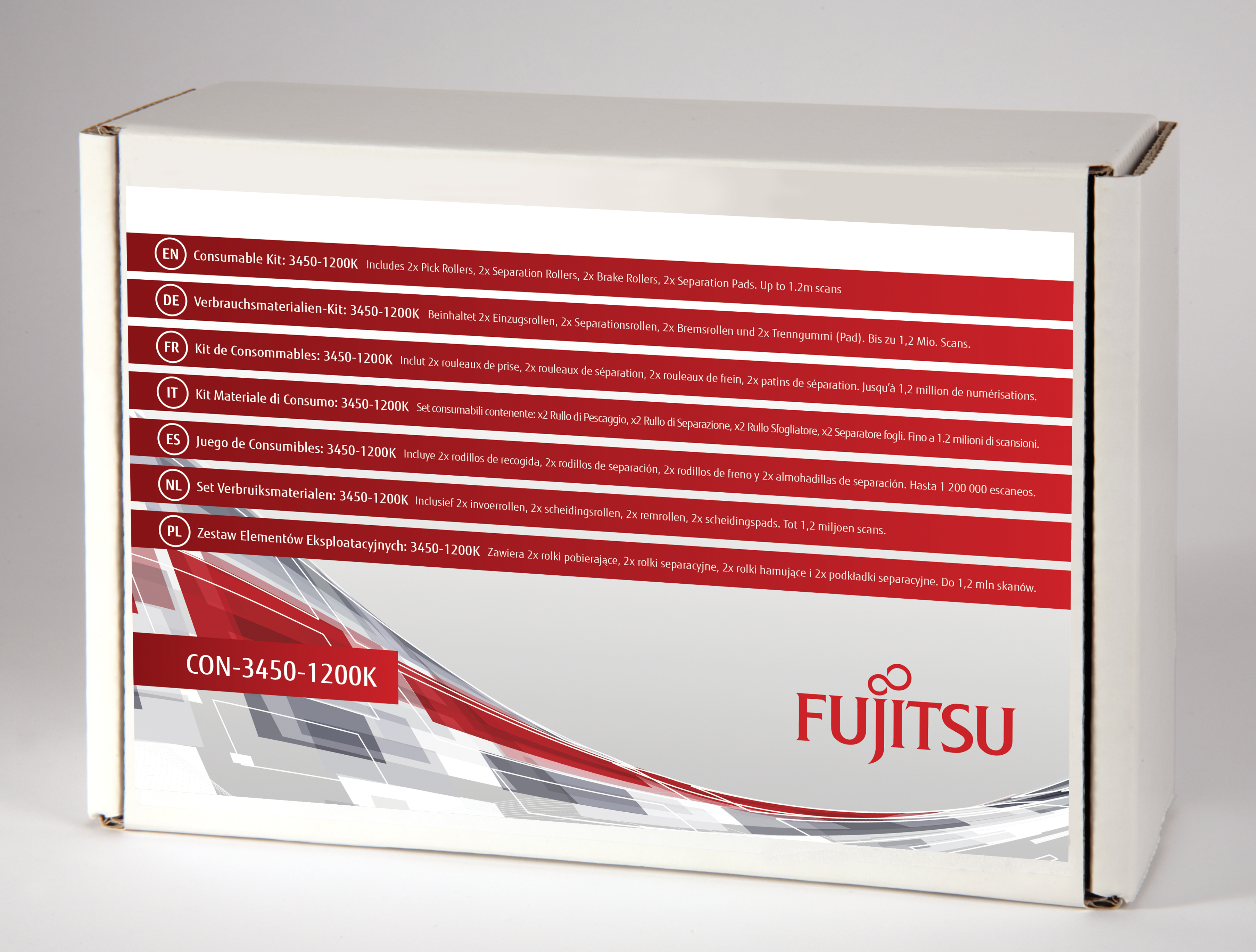 Fujitsu Consumable Kit: 3450-1200K Fujitsu Consumable Kit: 3450-1200K
