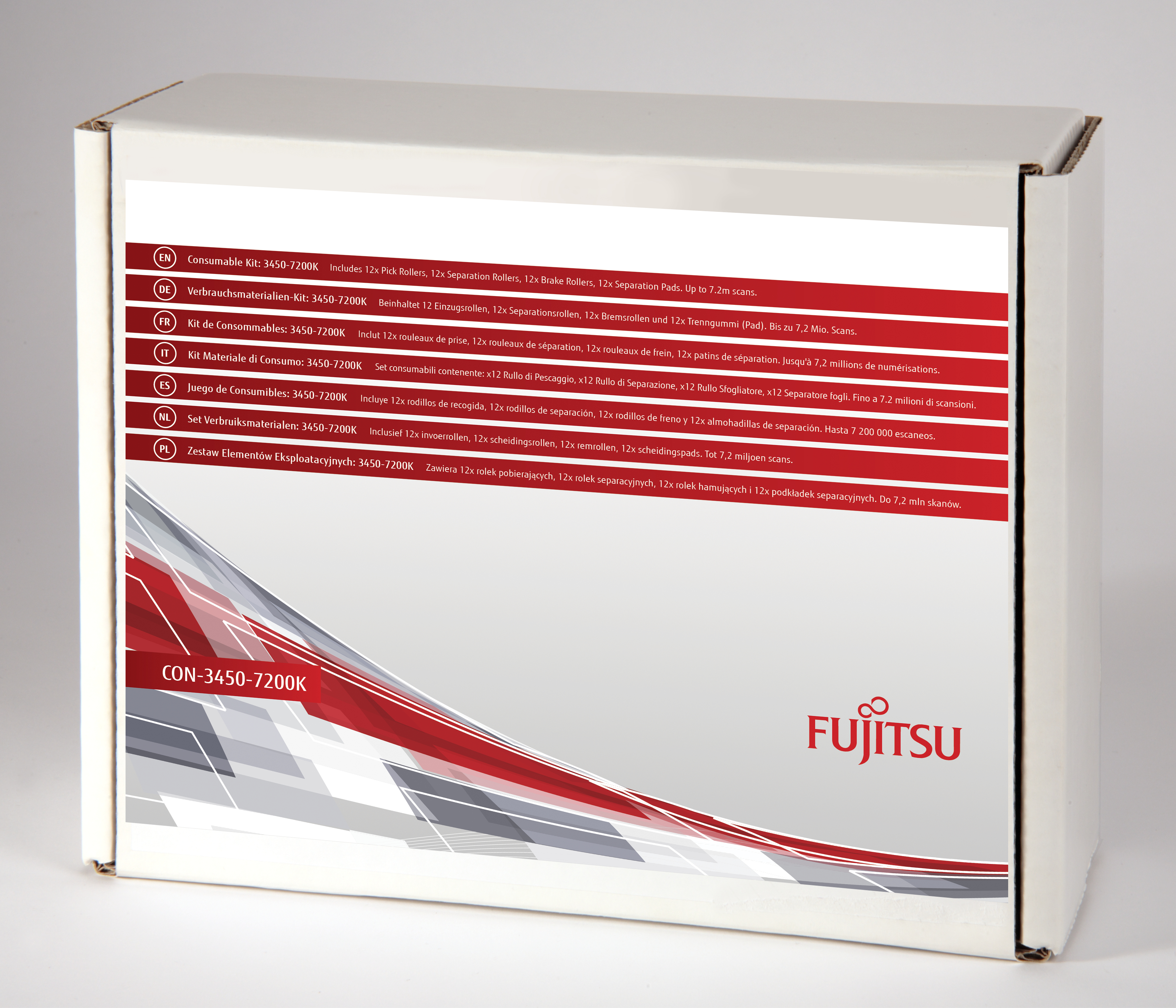 Fujitsu Consumable Kit: 3450-7200K Fujitsu Consumable Kit: 3450-7200K