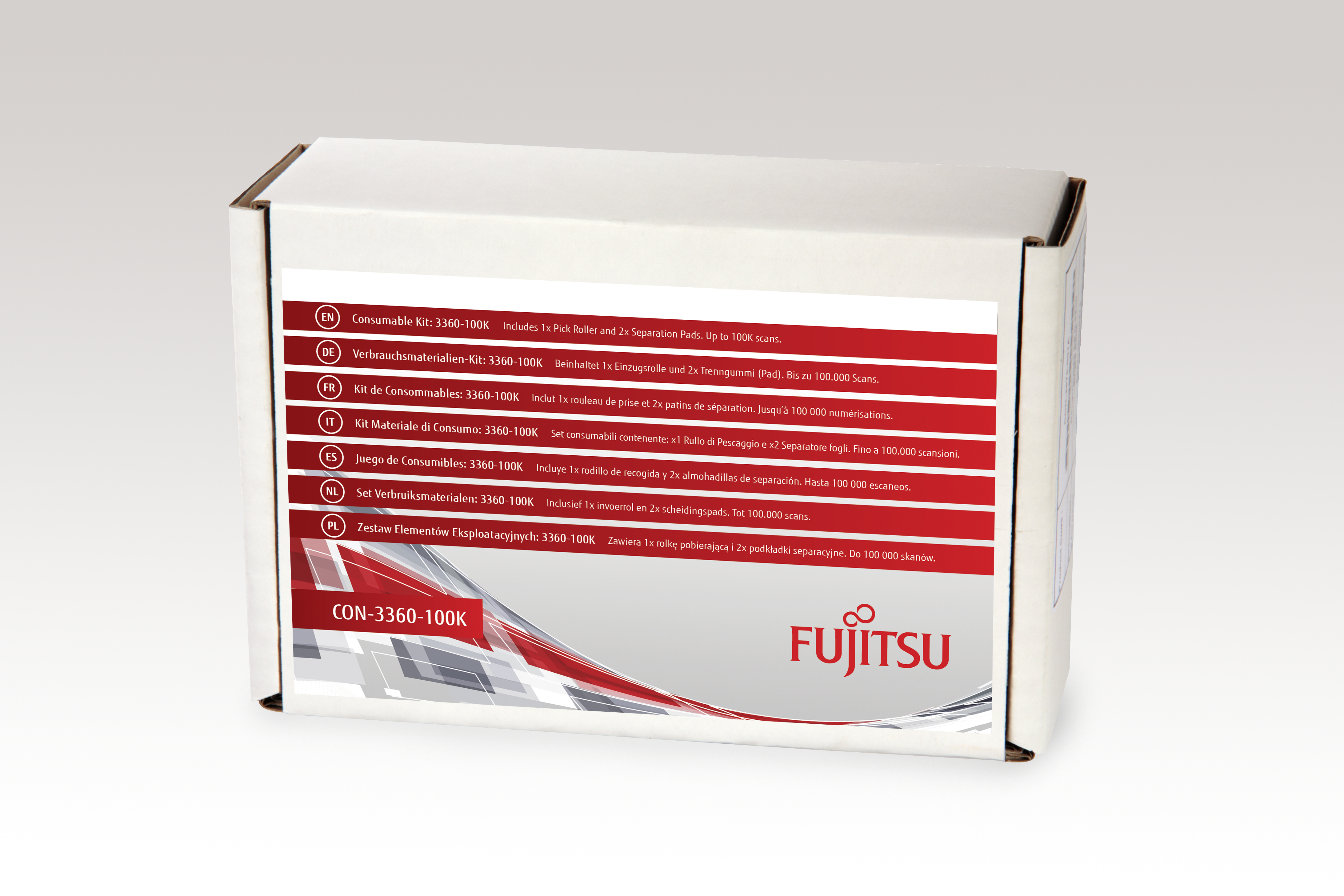 Fujitsu Consumable Kit: 3360-100K Fujitsu Consumable Kit: 3360-100K