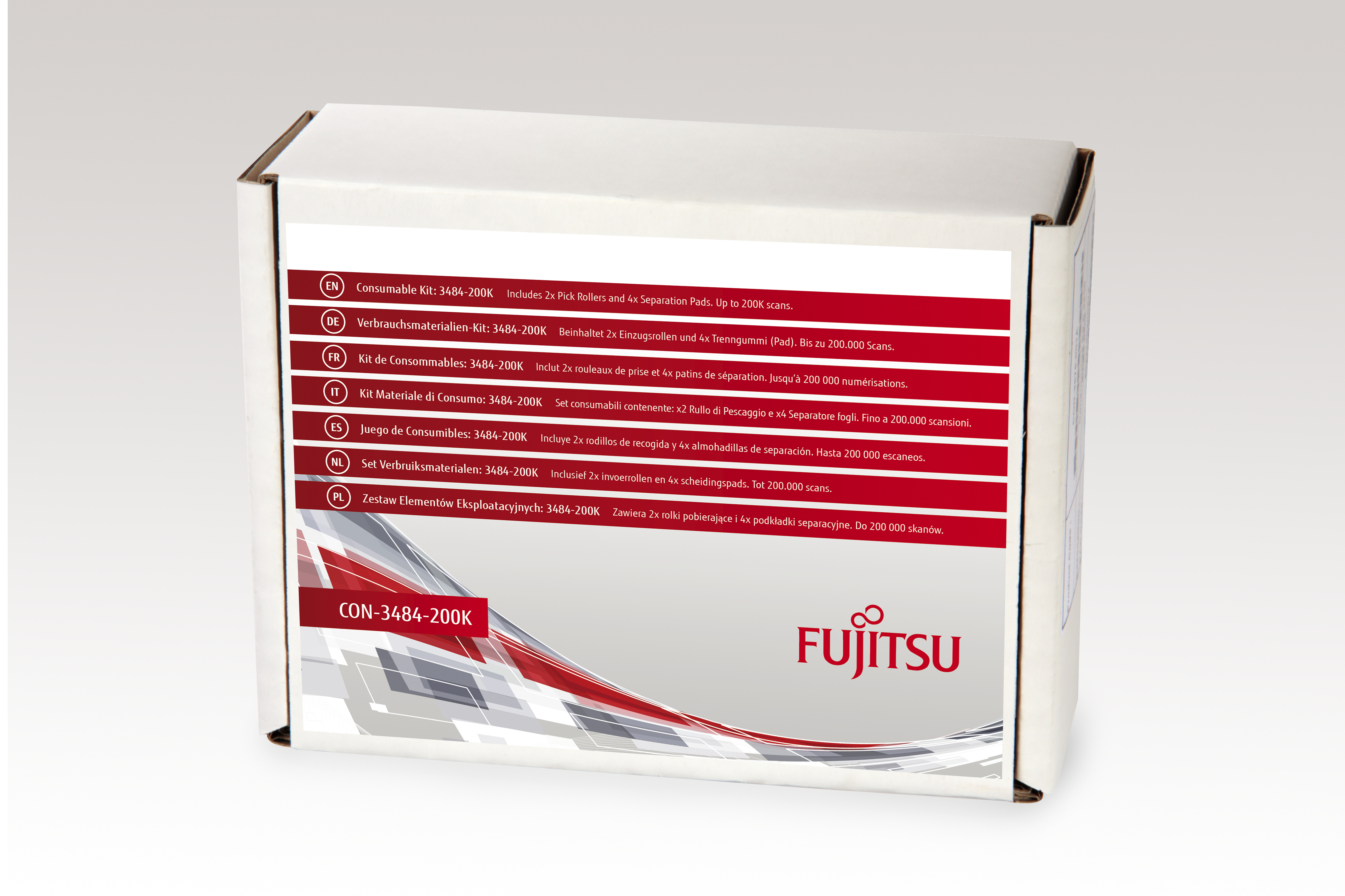 Fujitsu Consumable Kit: 3484-200K Fujitsu Consumable Kit: 3484-200K
