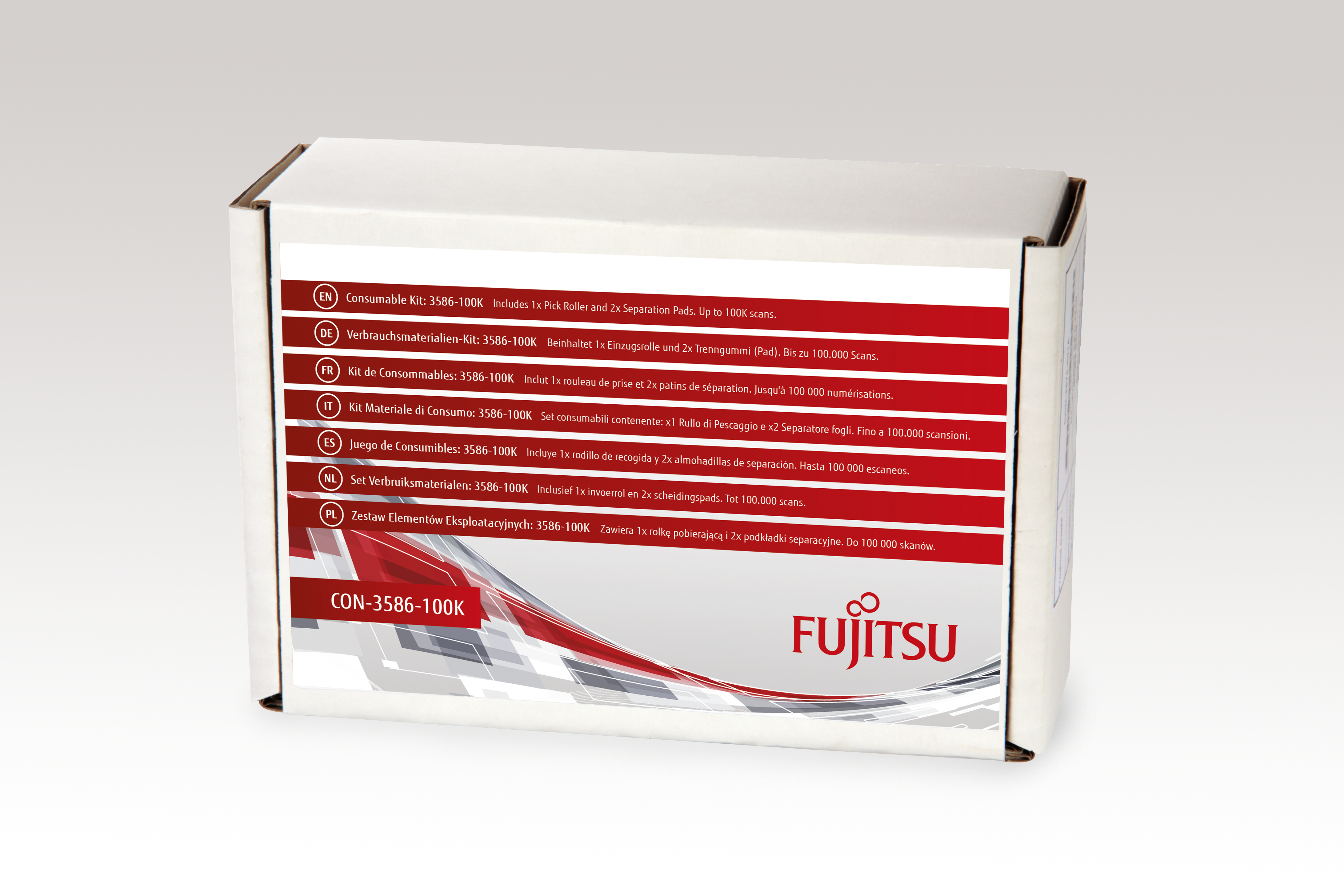 Fujitsu Consumable Kit: 3586-100K Fujitsu Consumable Kit: 3586-100K