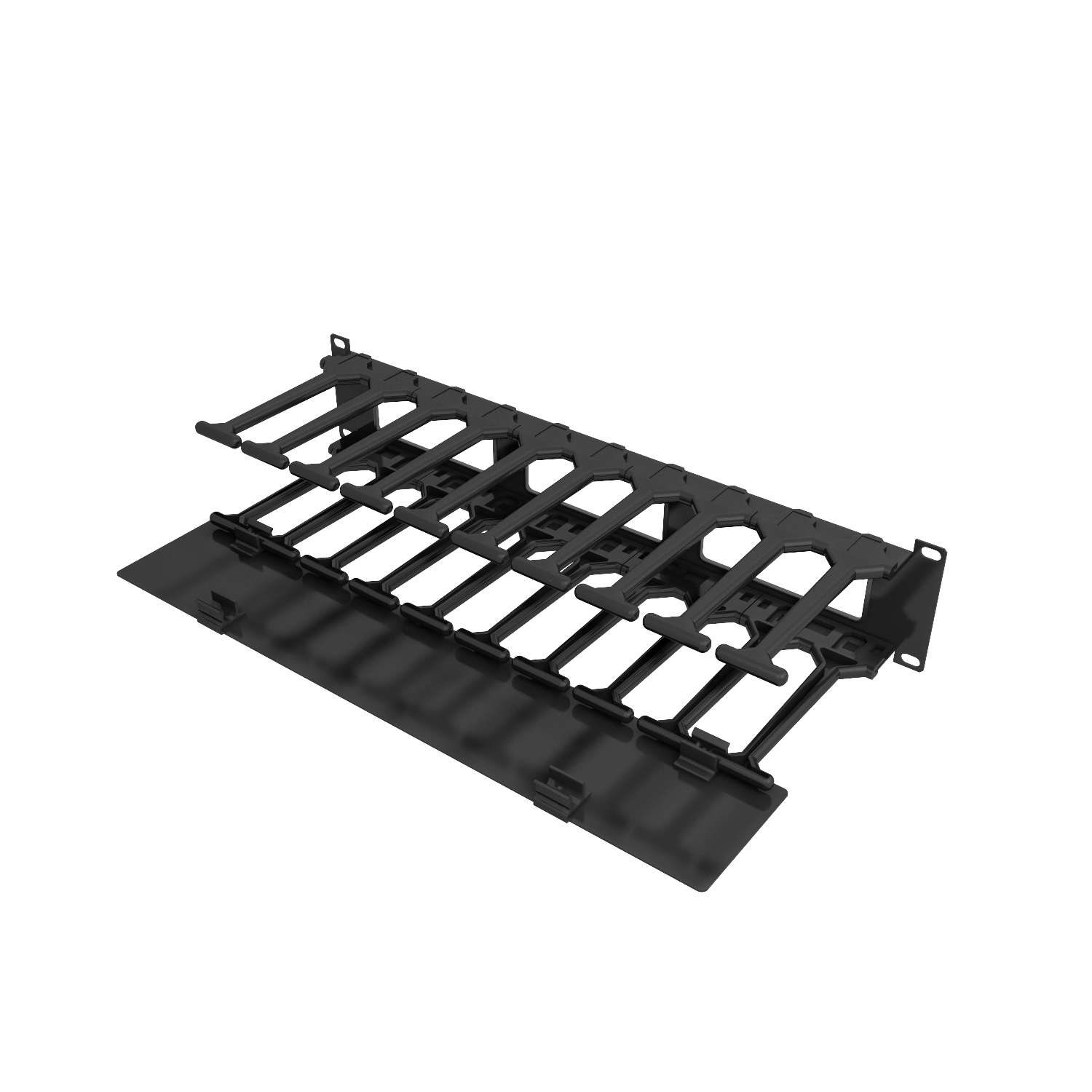 2U x 6in Deep Horizontal Cable Manager S 2U x 6in Deep Horizontal Cable Manager S