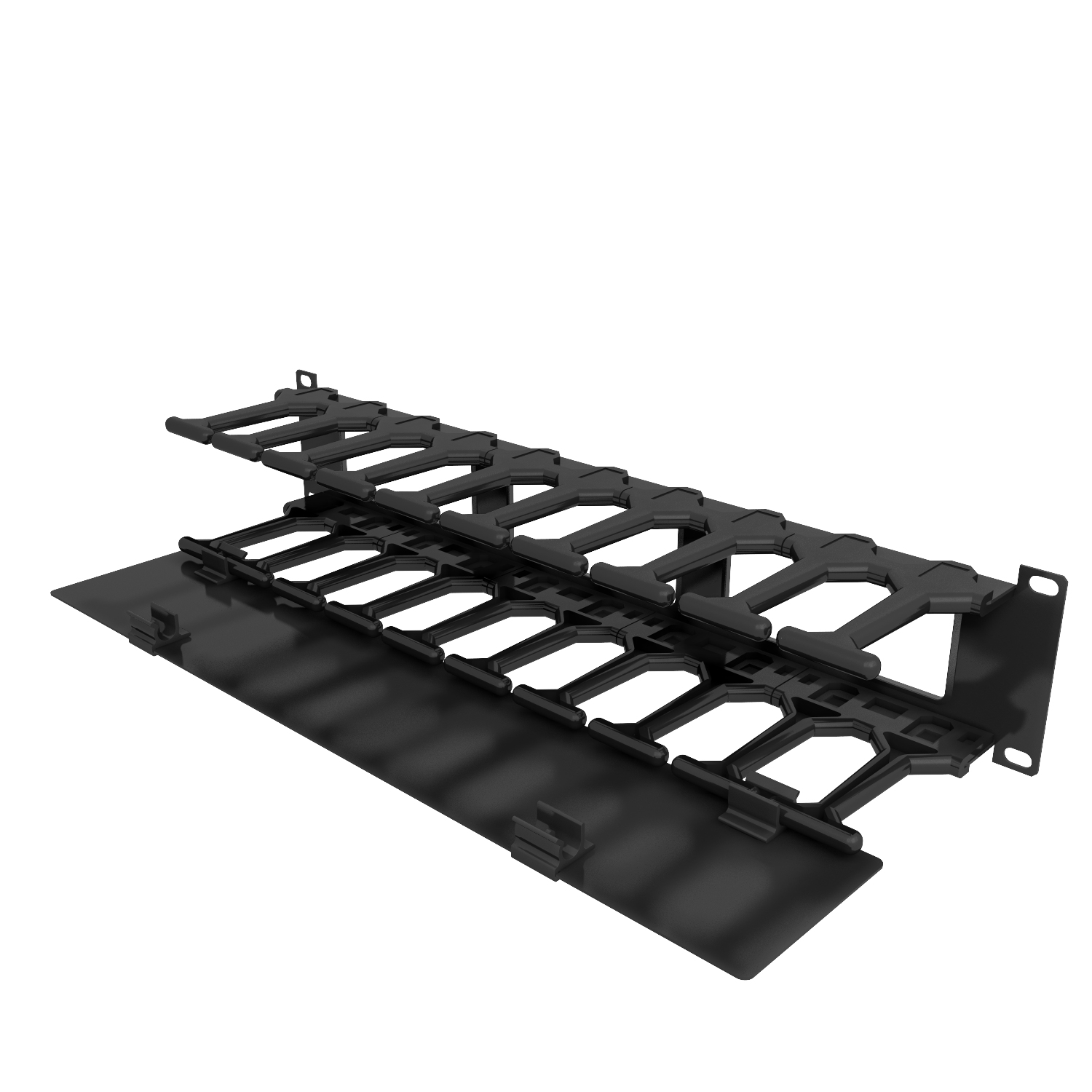 2U x 4in Deep Horizontal Cable Manager S 2U x 4in Deep Horizontal Cable Manager S