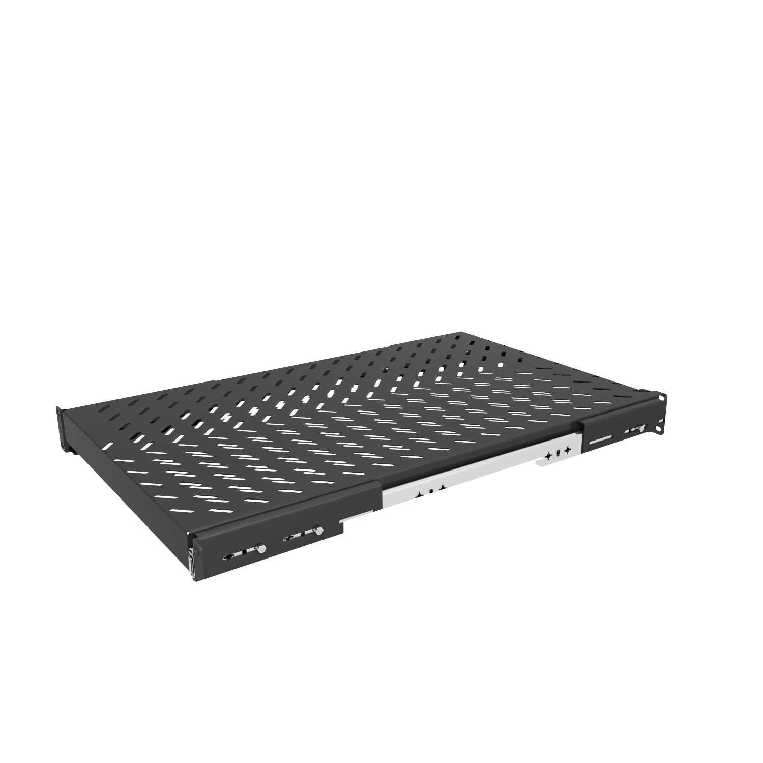 1U Depth Adjustable Sliding Shelf 100lbs 1U Depth Adjustable Sliding Shelf 100lbs