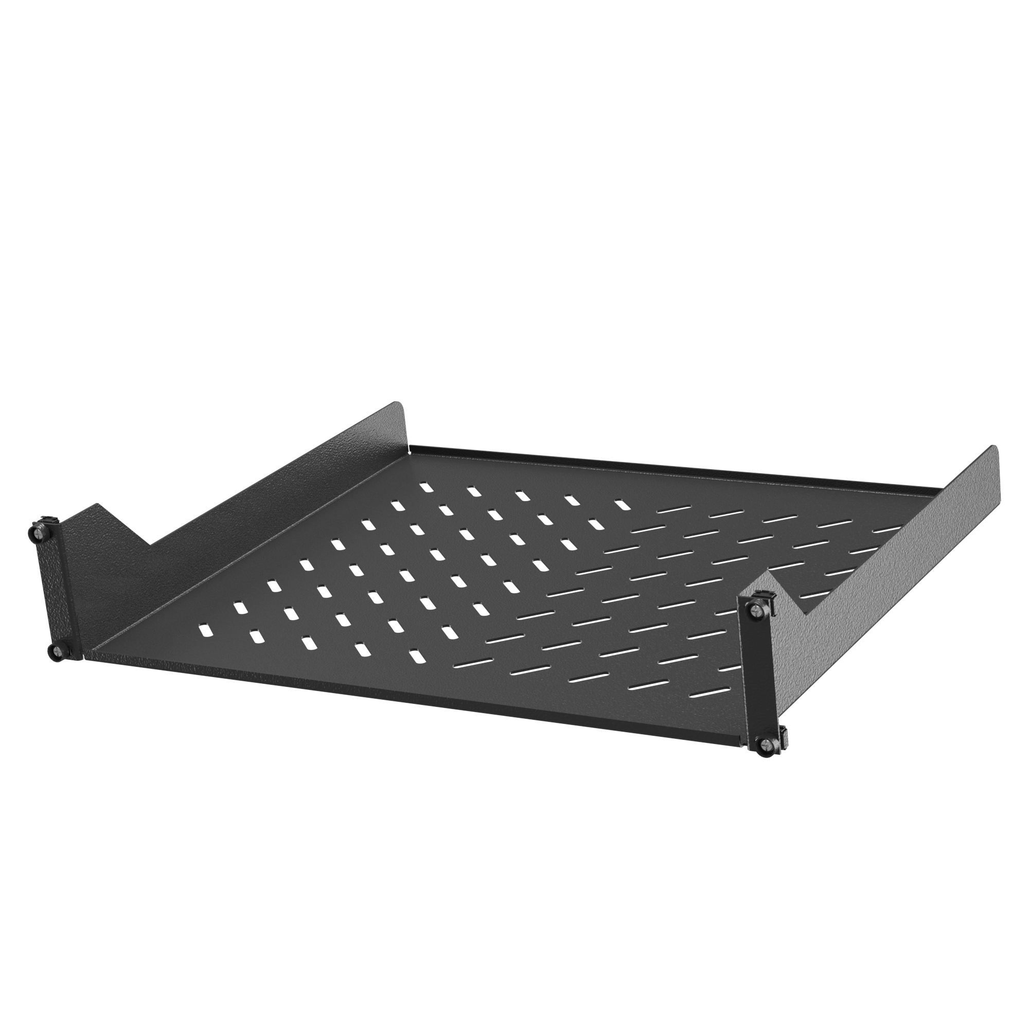 2U 19in Cantilever Fixed Shelf 50Lbs Bla 2U 19in Cantilever Fixed Shelf 50Lbs Bla