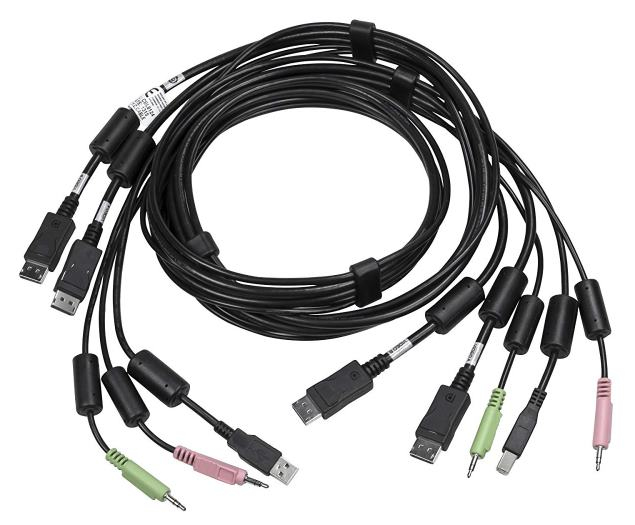 CABLE 2-DISPLAYPORT/1-USB/2-AUDIO 6FT CABLE 2-DISPLAYPORT/1-USB/2-AUDIO 6FT