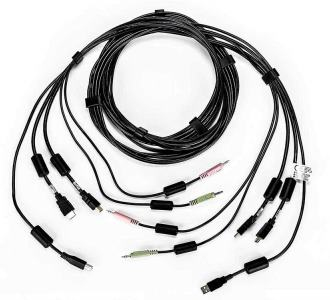 CABLE ASSY 2-HDMI/1-USB/2-AUDIO 10FT CABLE ASSY 2-HDMI/1-USB/2-AUDIO 10FT