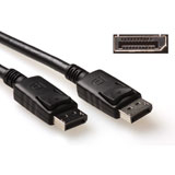 ACT AK3981 câble DisplayPort 3 m Noir