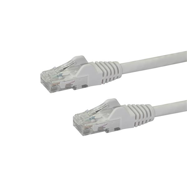 StarTech.com Câble réseau Ethernet RJ45 Cat6 de 30,48 m - Blanc