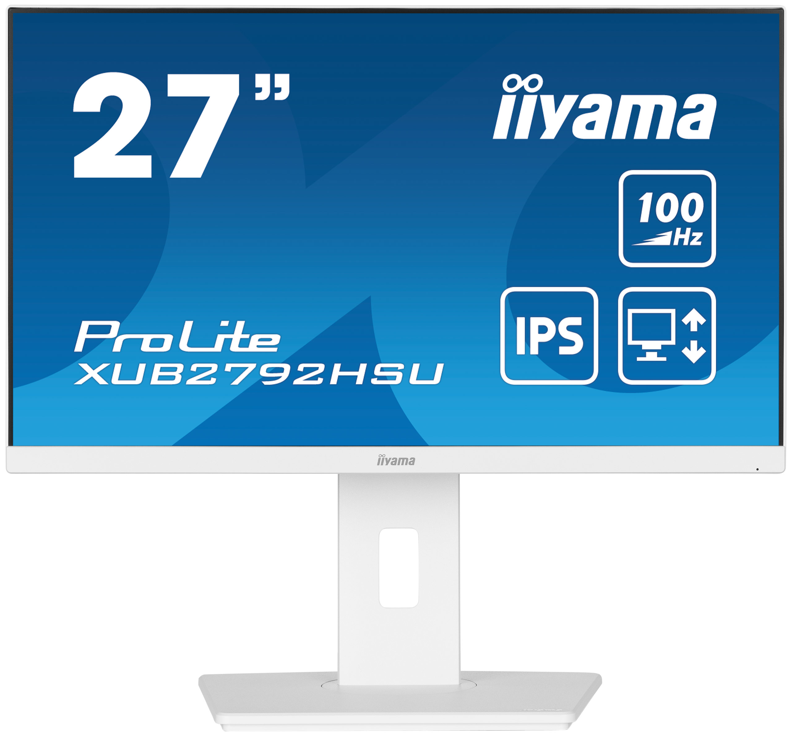 iiyama ProLite XUB2792HSU-W6 LED display 68,6 cm (27") 1920 x 1080 pixels Full HD Blanc iiyama ProLite XUB2792HSU-W6 LED display 68,6 cm (27") 1920 x 1080 pixels Full HD Blanc