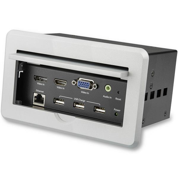 StarTech.com Boîtier de connexion pour table de réunion avec entrées DisplayPort, HDMI et VGA StarTech.com Boîtier de connexion pour table de réunion avec entrées DisplayPort, HDMI et VGA