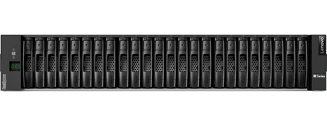 Lenovo ThinkSystem DE2000H Hybrid 2U24 SFF controller enclosure Lenovo ThinkSystem DE2000H Hybrid 2U24 SFF controller enclosure