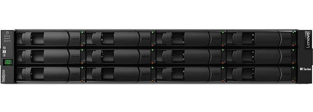 Lenovo ThinkSystem DE2000H boîtier de disques Rack (2 U) Noir Lenovo ThinkSystem DE2000H boîtier de disques Rack (2 U) Noir