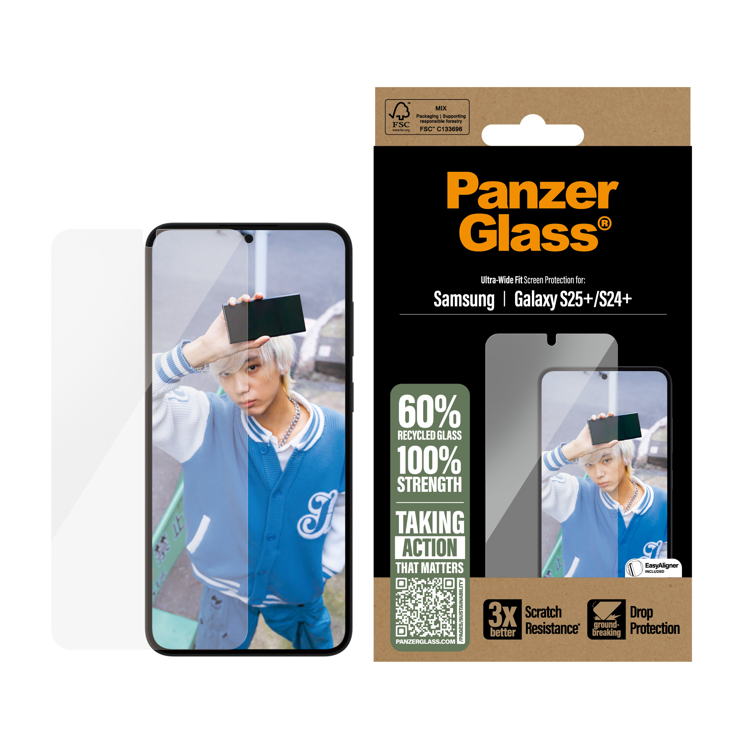  Ultra-Wide Fit Protection d'écran transparent 1 pièce(s)