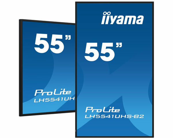 iiyama LH5541UHS-B2 affichage de messages 139,7 cm (55") LCD 500 cd/m² 4K Ultra HD Intégré dans le processeur Android 8.0 18/7 iiyama LH5541UHS-B2 affichage de messages 139,7 cm (55") LCD 500 cd/m² 4K Ultra HD Intégré dans le processeur Android 8.0 18/7