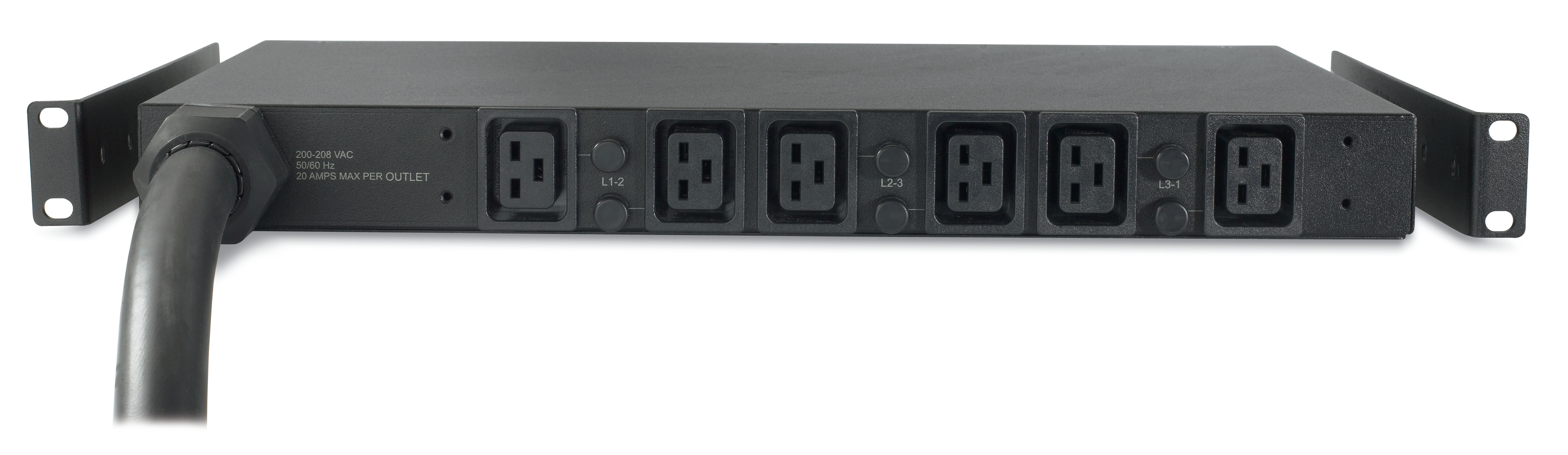 Basic Rack PDU unité de distribution d'énergie 6 sortie(s) CA 1U Noir Basic Rack PDU unité de distribution d'énergie 6 sortie(s) CA 1U Noir