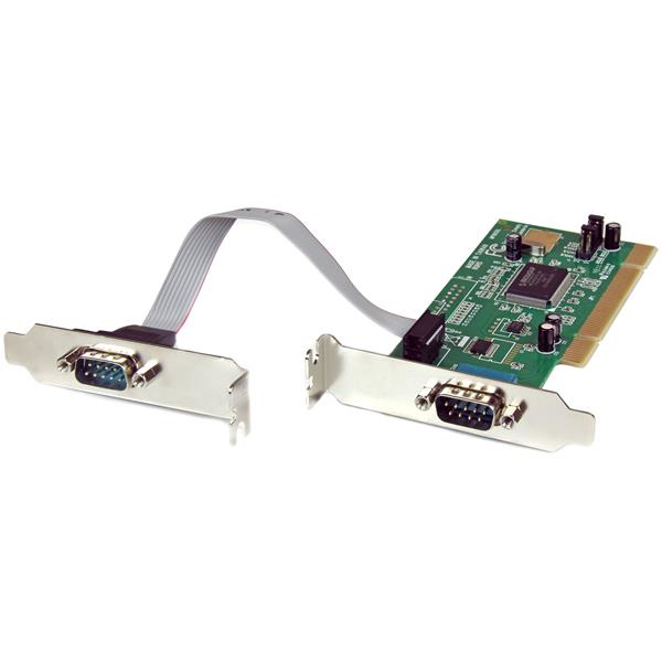 StarTech.com Carte PCI a faible encombrement avec 2 ports RS232 StarTech.com Carte PCI a faible encombrement avec 2 ports RS232