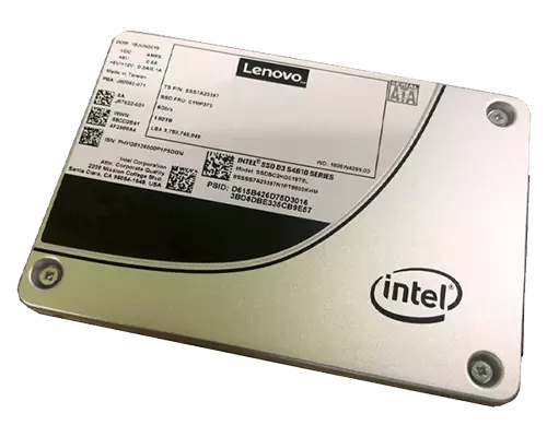 Lenovo 4XB7A13642 disque SSD 3.5" 1920 Go Série ATA III 3D TLC NAND Lenovo 4XB7A13642 disque SSD 3.5" 1920 Go Série ATA III 3D TLC NAND