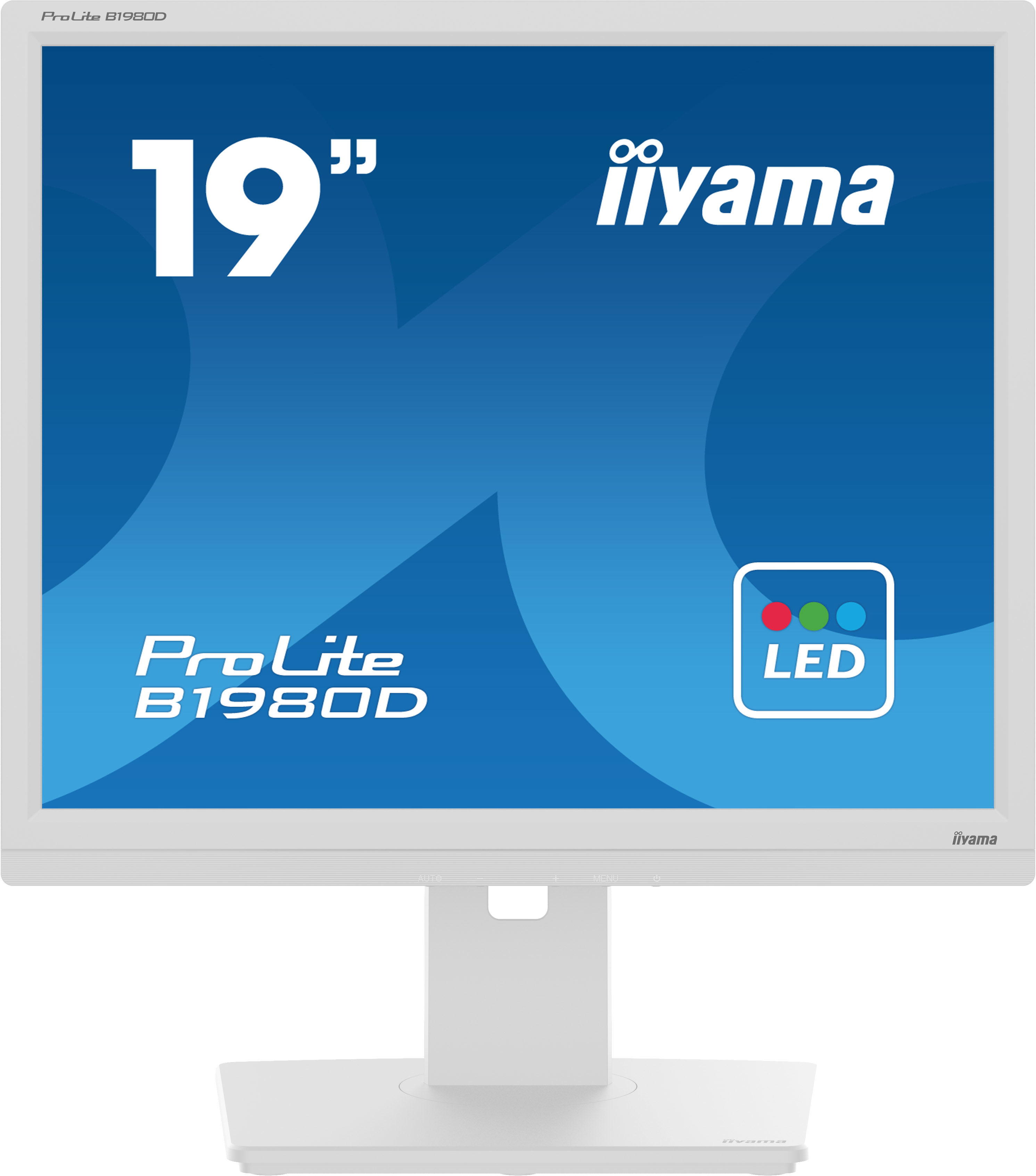 iiyama ProLite B1980D-W5 écran plat de PC 48,3 cm (19") 1280 x 1024 pixels SXGA LCD Blanc iiyama ProLite B1980D-W5 écran plat de PC 48,3 cm (19") 1280 x 1024 pixels SXGA LCD Blanc