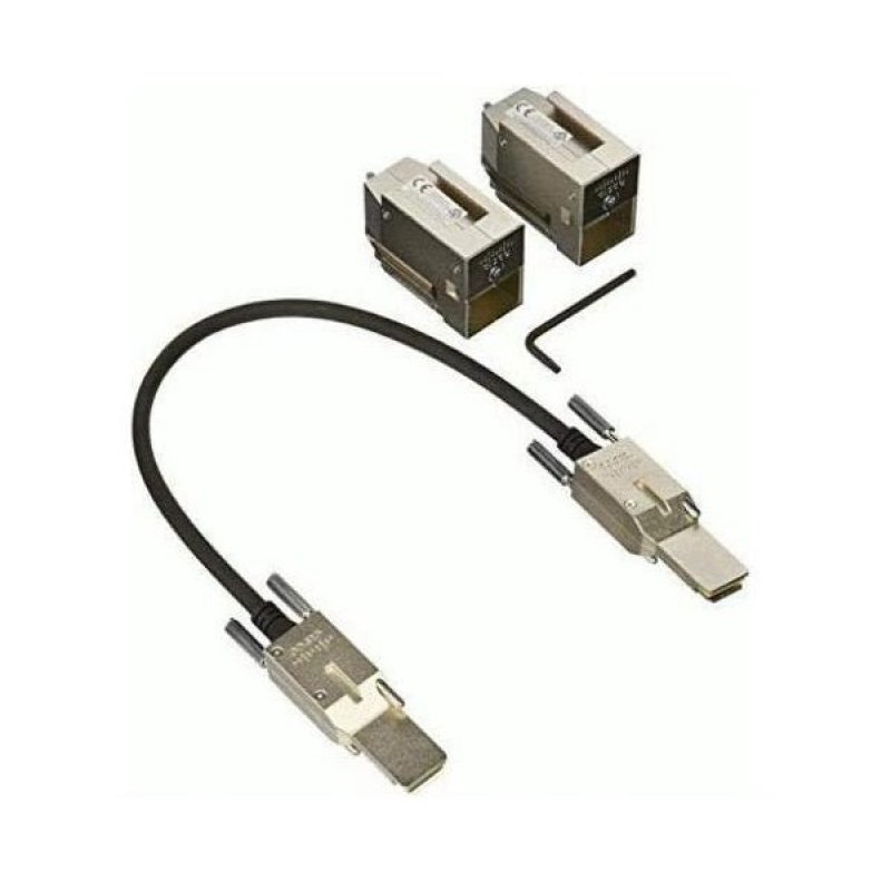 Cisco C9200L-STACK-KIT= câble de fibre optique 0,48 m Noir, Gris Cisco C9200L-STACK-KIT= câble de fibre optique 0,48 m Noir, Gris