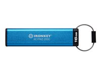 Kingston Technology IronKey Keypad 200 lecteur USB flash 16 Go USB Type-C 3.2 Gen 1 (3.1 Gen 1) Bleu Kingston Technology IronKey Keypad 200 lecteur USB flash 16 Go USB Type-C 3.2 Gen 1 (3.1 Gen 1) Bleu