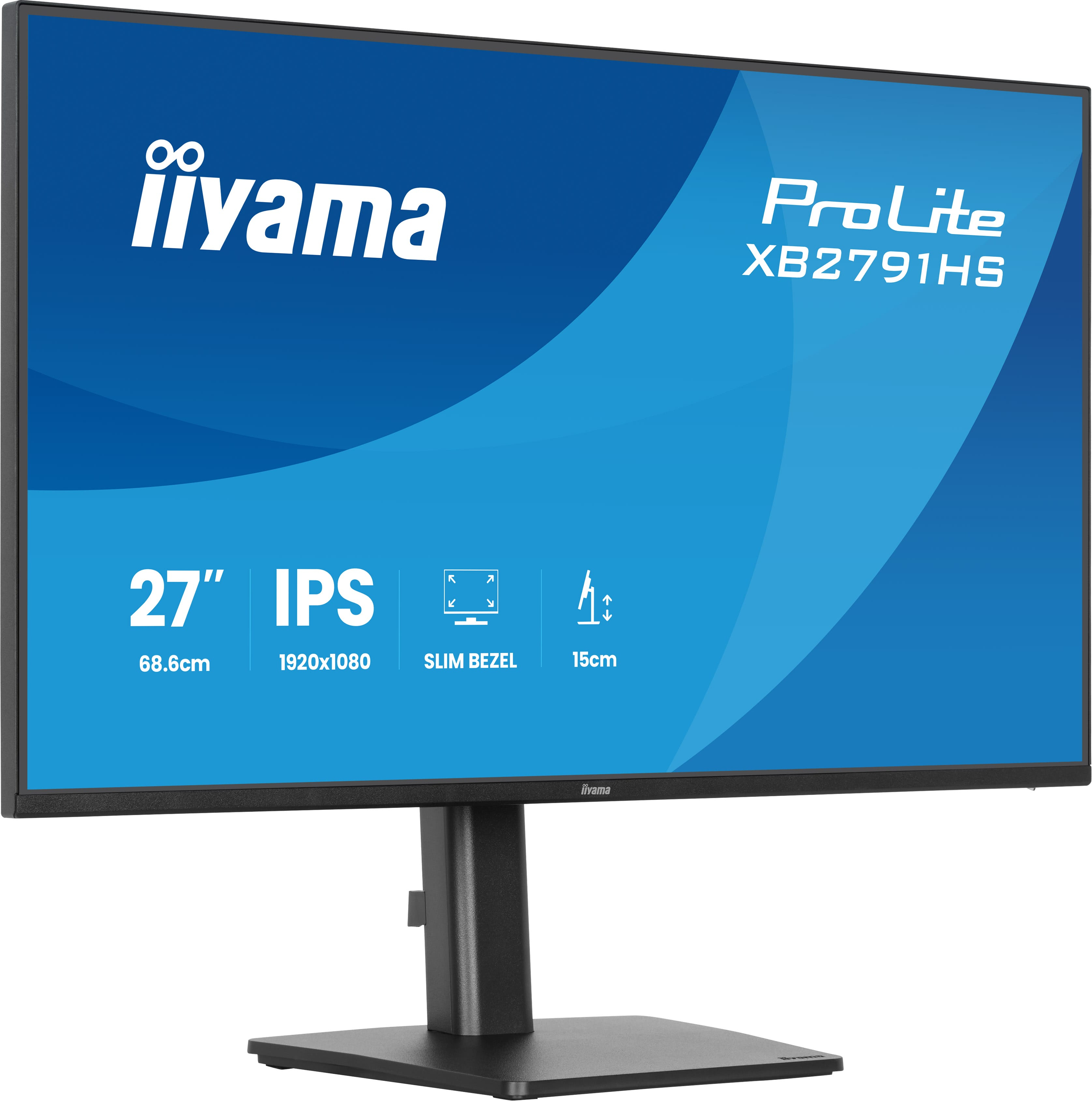 iiyama ProLite XB2791HS-B1 écran plat de PC 68,6 cm (27") 1920 x 1080 pixels Full HD Noir