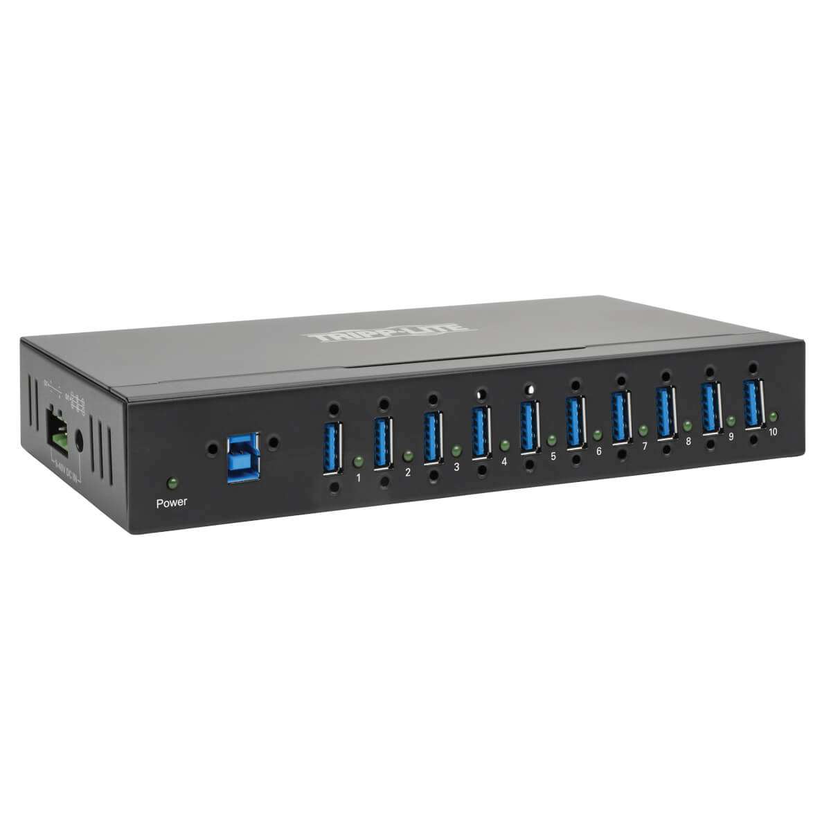 Tripp Lite U360-010-IND hub & concentrateur USB 3.2 Gen 1 (3.1 Gen 1) Type-B 5000 Mbit/s Noir Tripp Lite U360-010-IND hub & concentrateur USB 3.2 Gen 1 (3.1 Gen 1) Type-B 5000 Mbit/s Noir