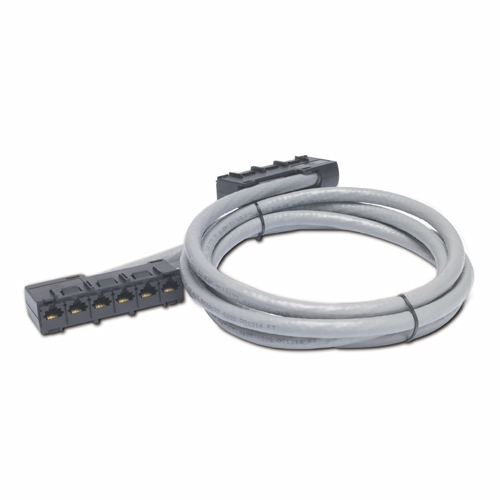 APC 41ft Cat5e UTP, 6x RJ-45 - 6x RJ-45 câble de réseau Gris 12,5 m U/UTP (UTP)