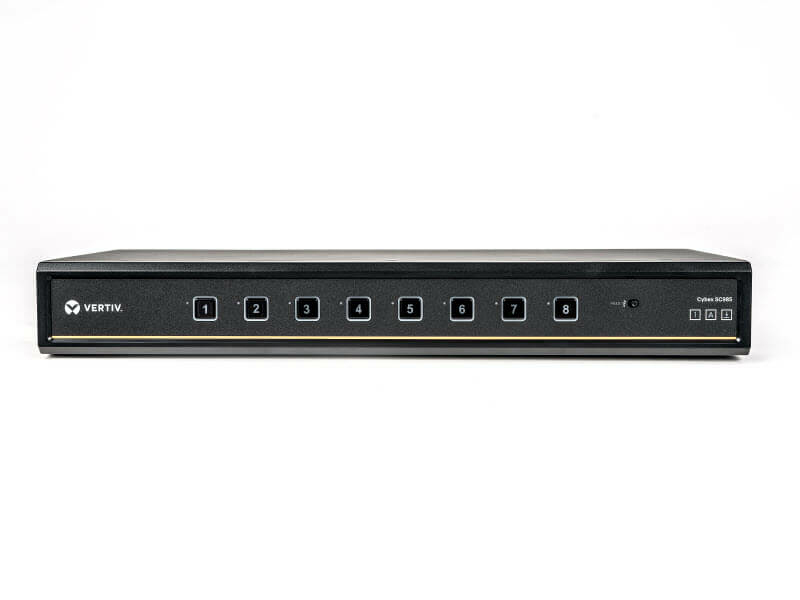 Vertiv SC985DPH-400 commutateur écran, clavier et souris Grille de montage Noir