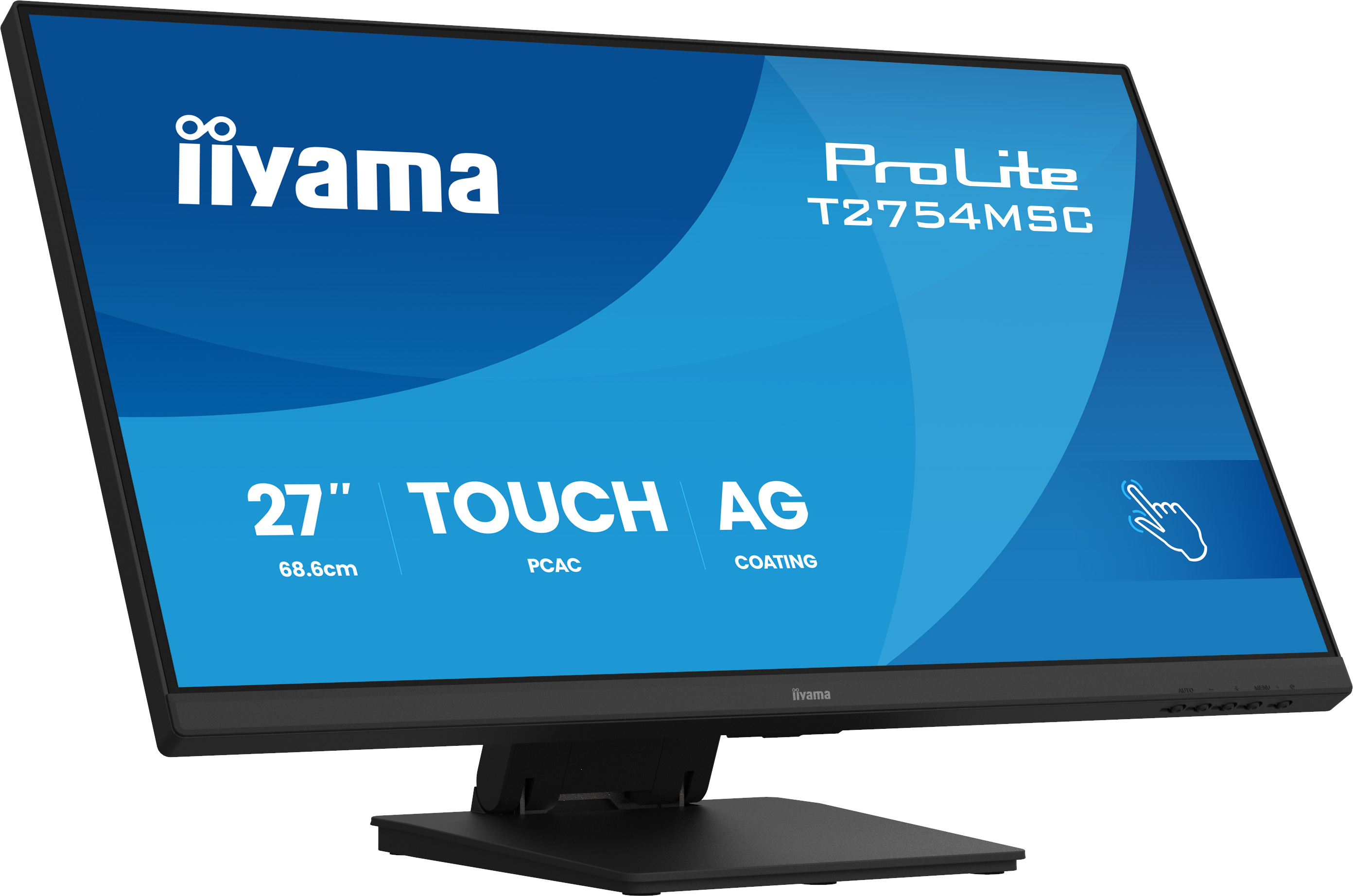 iiyama ProLite T2754MSC-B2AG écran plat de PC 68,6 cm (27") 1920 x 1080 pixels Full HD Écran tactile