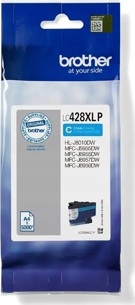 Brother LC-428XLCP cartouche d'encre 1 pièce(s) Original Cyan