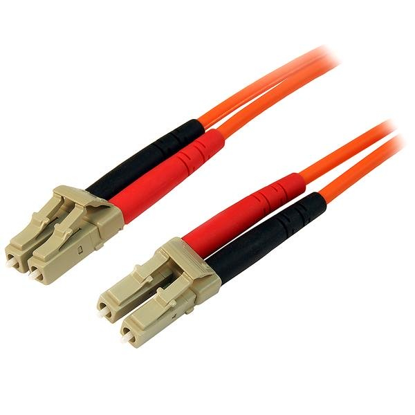 StarTech.com Câble patch à fibre optique duplex 50/125 multimode 3 m LC - LC StarTech.com Câble patch à fibre optique duplex 50/125 multimode 3 m LC - LC