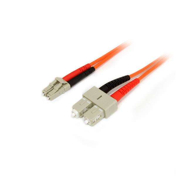 StarTech.com Câble patch à fibre optique duplex 50/125 multimode 2 m LC - SC