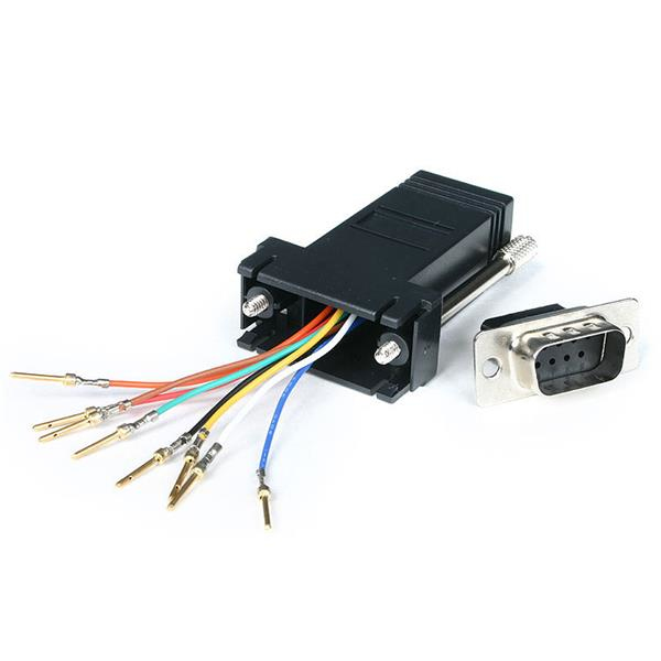StarTech.com Adapteur Modulaire DB9 Mâle vers RJ45 Femelle Noir - DB9 à RJ45 M/F StarTech.com Adapteur Modulaire DB9 Mâle vers RJ45 Femelle Noir - DB9 à RJ45 M/F