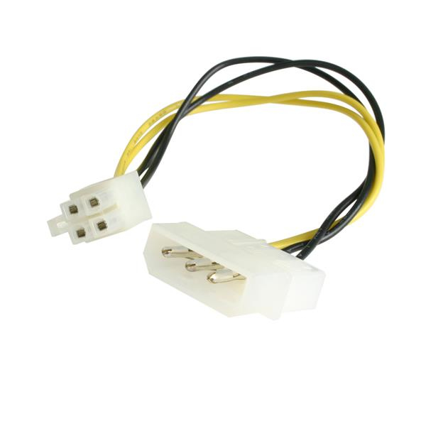 StarTech.com 6in LP4 to P4 Auxiliary Power Cable Adapter StarTech.com 6in LP4 to P4 Auxiliary Power Cable Adapter