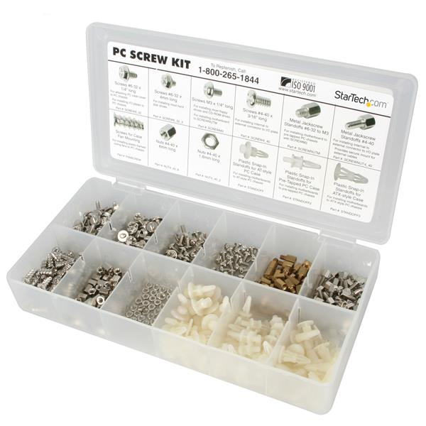 StarTech.com Ensemble de vis d'ordinateur, assortiment de luxe StarTech.com Ensemble de vis d'ordinateur, assortiment de luxe
