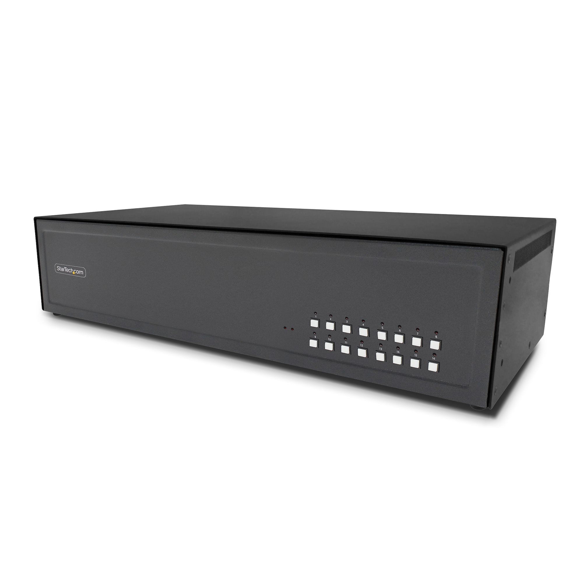 StarTech.com Switch KVM Sécurisé à 16 Ports, DVI, NIAP 4.0 KVM de Bureau, Boîtier Métallique, Port CAC, Commutateur KVM, Made in USA