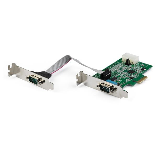 StarTech.com Carte série PCI Express à 2 ports RS232 avec UART 16950 StarTech.com Carte série PCI Express à 2 ports RS232 avec UART 16950