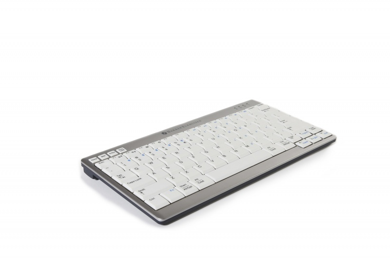 BakkerElkhuizen UltraBoard 950 Wireless clavier RF sans fil ?ŽERTY Belge Gris, Blanc