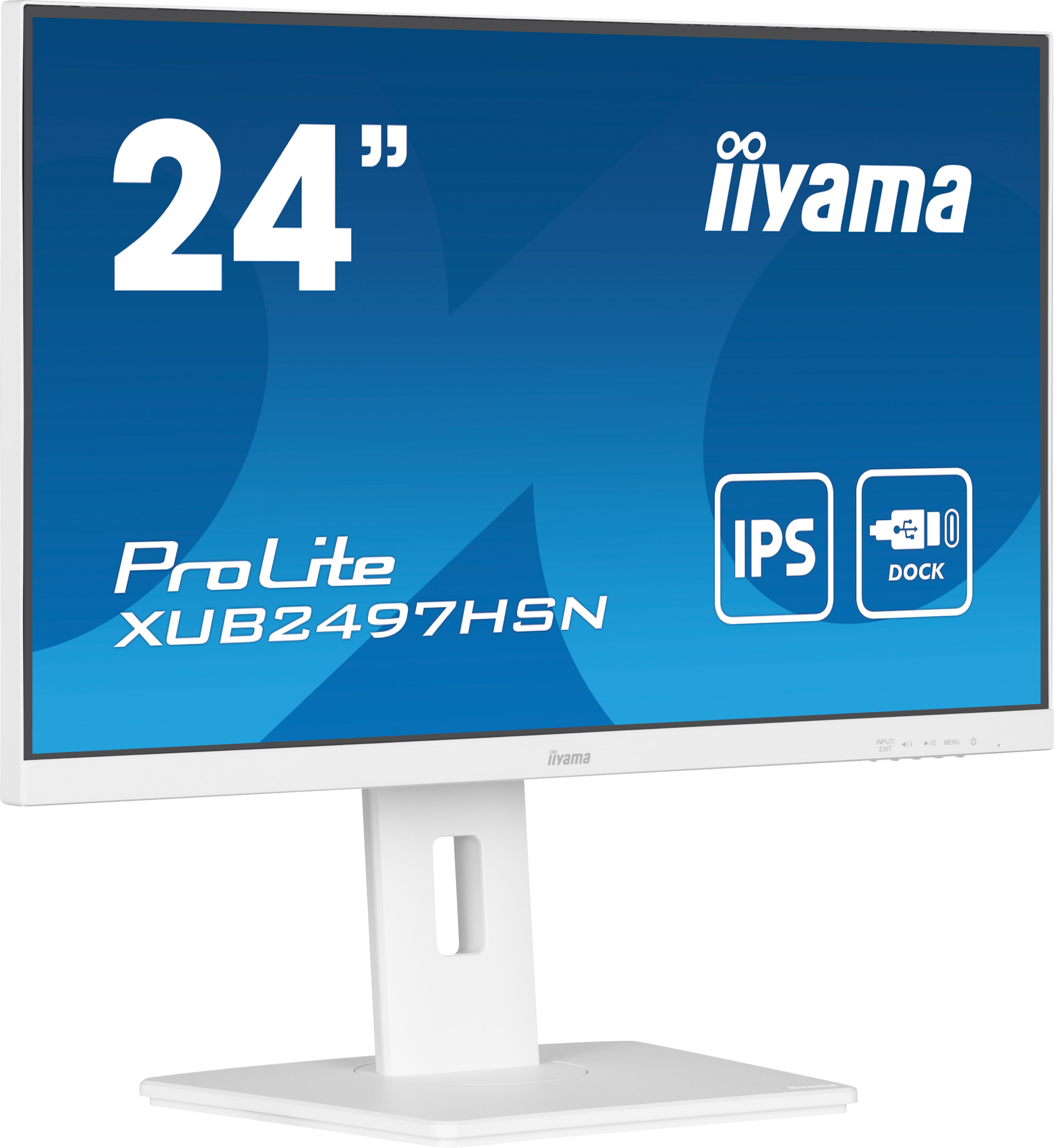iiyama ProLite XUB2497HSN-W1 écran plat de PC 60,5 cm (23.8") 1920 x 1080 pixels Full HD LED Blanc iiyama ProLite XUB2497HSN-W1 écran plat de PC 60,5 cm (23.8") 1920 x 1080 pixels Full HD LED Blanc